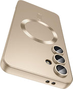 Magnetic for Samsung Galaxy S25 Case Slim Soft Silicone Bumper Shockproof by LEKEVO