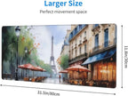 Gaming Mouse Pad, Large Non-Slip Rubber Base Mousepad, Keyboard Mouse Mat - Image 4
