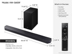 Samsung HW-Q600F Q-Series 3.1.2ch Soundbar w/Wireless Subwoofer, Dolby Atmos - Image 2