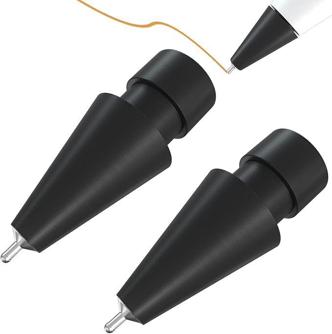 Upgraded Pencil Tips fits for Apple 2nd 1st Gen iPad Pro Pencil, 0.78mm No Wear by REEYEAR