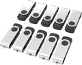 USB Flash Drives 4GB 10 Pack, Wooolken USB 2.0 Thumb Drives by WOOOLKEN