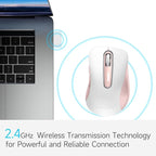 memzuoix 2.4G Wireless Mouse, 1400 DPI Computer Mice - Image 2