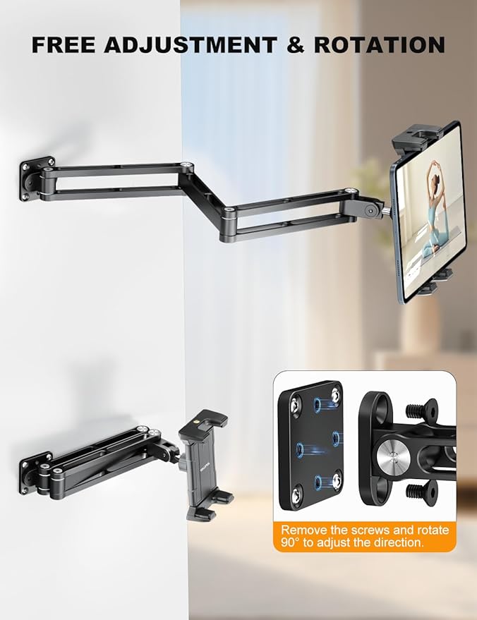 OHLPRO Aluminum Tablet Wall Mount Holder - Image 6