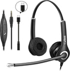 Callez Computer Headset, 3.5mm Cell Phone Headset by Callez