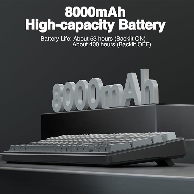 AULA F99 Pro Wireless Mechanical Keyboard, Hot Swappable Custom Keyboard - Image 6