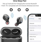 TOZO T6 Wireless Earbuds, Stereo Sound in Ear Headphones, 50 Hours Playtime - Image 6