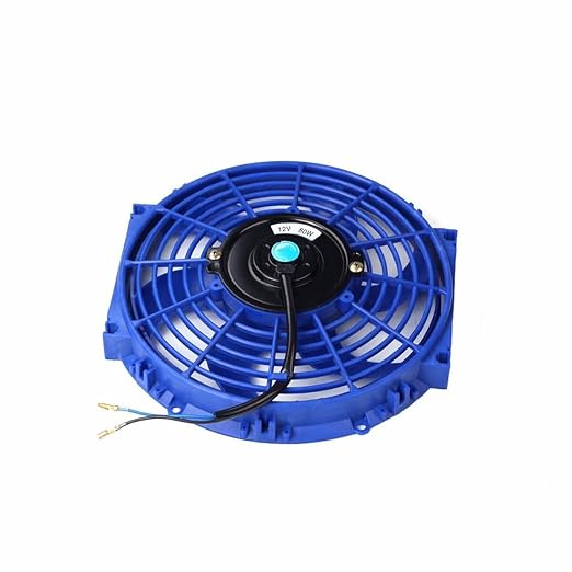 2PCS 10 inch Slim Fan Push Pull Electric Radiator Cooling 12V 80W Mount - Image 3