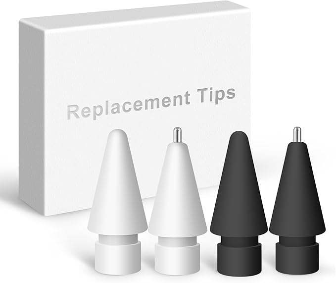 Replacement Tips for Apple Pencil 1st/2nd Gen, No Wear Out Upgraded Apple by Granarbol