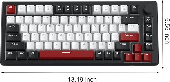 MageGee 75% Mechanical Gaming Keyboard, Compact Blue Backlit Wired Gaming - Image 8