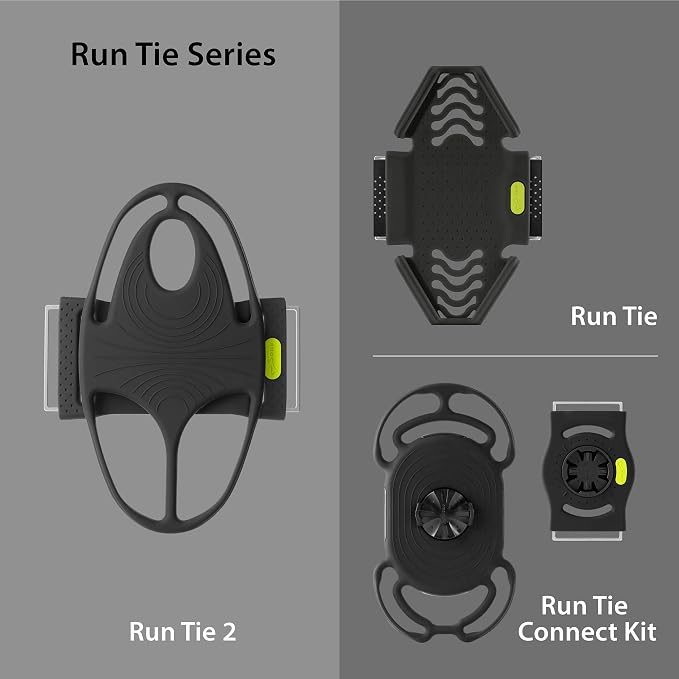 BONE Run Tie 2, Running Phone Holder, Skin-Friendly Silicone Sport Armband - Image 8