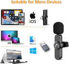Wireless lavalire Microphone, Clip on Microphones, Hi-Fi Audio, Wireless Mic A3 - Image 2
