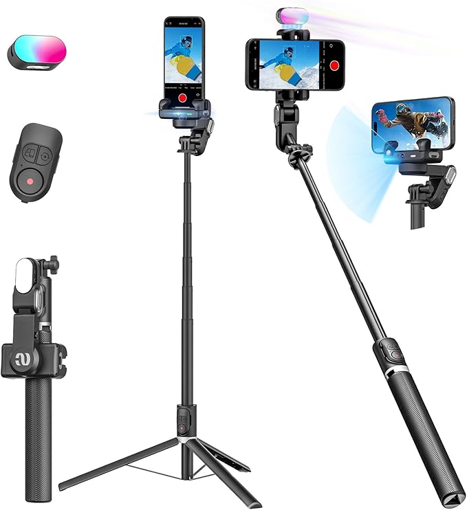Gimbal Stabilizer for Smartphone, 2-axis stabilizer Without APP face Tracking by AOCHUAN