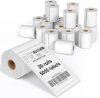 FungLam 4"X6" Thermal Shipping Labels, 5000 Labels, 20 Rolls, Compatible by FungLam