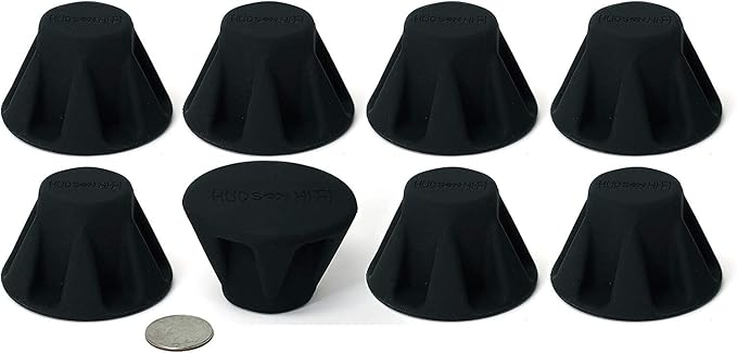 Speaker Isolation Feet – 8-Pack 1.5" Bigfoot Rubber Pads by Hudson Hi-Fi – by HudsonHi-Fi