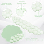 Gel Cloud Keyboard and Mouse Wrist Rest, Cute Wrist Support and Arm Support Rest - Image 3