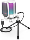 FIFINE AmpliGame USB Microphone, PC Gaming Recording Desktop Laptop Mic by FIFINE