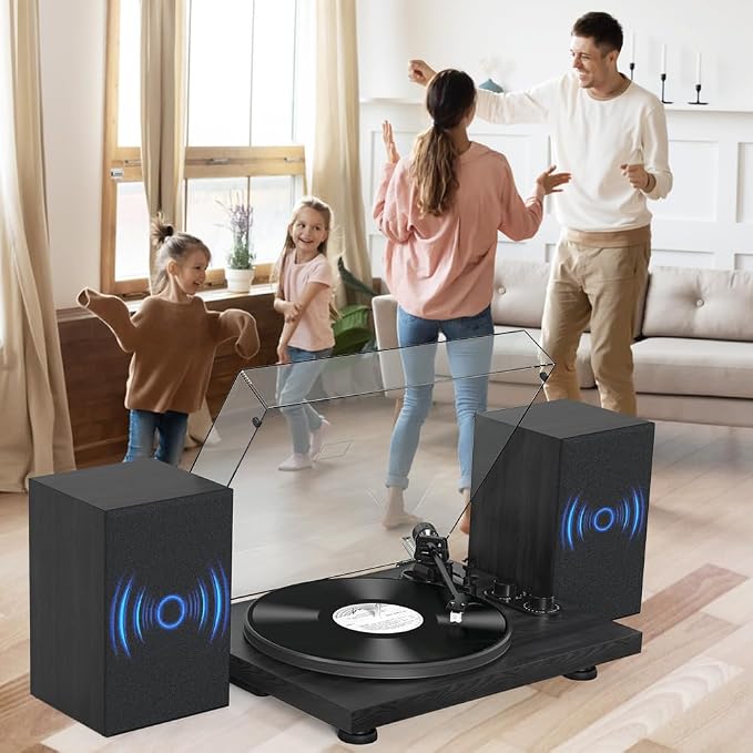 Udreamer Vinyl Record Player, Turntable - Image 7