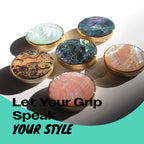 OnTheGrip Cute Natural Seashell Design Round Shape Collapsible Mobile Phone - Image 3