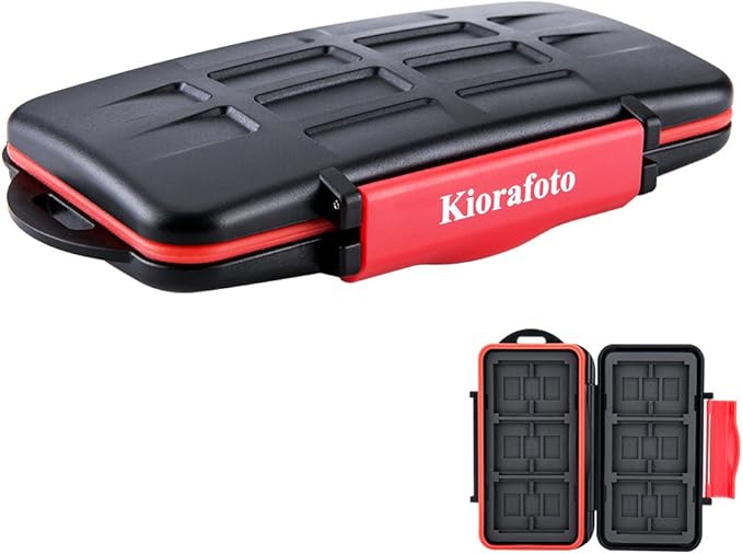 Kiorafoto 36 Slots : 18 TF + 12 SD + 6 CF Memory Card Holder Case Storage - Image 7