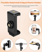 Victiv 71" Phone Tripod, Camera Stand Tripod - Image 6