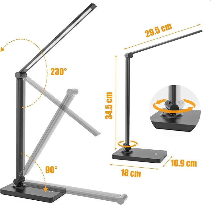 Desk Lamp LED Desk Lamps Eye-Caring Desk Lamps Lamps Dimmable Office Lamp - Image 5