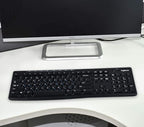 2PCS Hebrew English Keyboard Stickers Black Background - Image 7