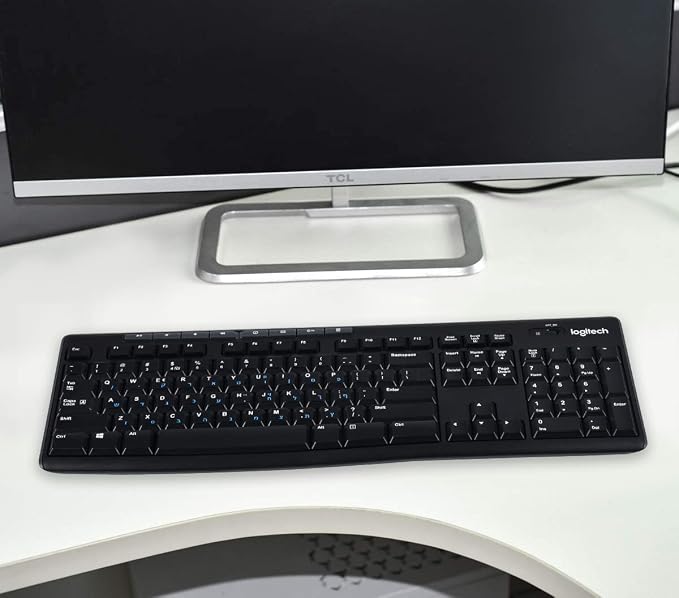 2PCS Hebrew English Keyboard Stickers Black Background - Image 7