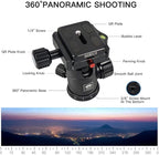 SIRUI Traveler 7A 65.55'' Aluminum Camera Tripod, E-10 Panorama Ball Head and - Image 6
