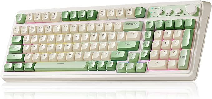 AULA S99 Gaming Keyboard, Wireless Computer Keyboards, Tri-Mode by AULA