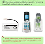 iMah BT162342 BT262342 Cordless Phone Batteries Compatible - Image 6