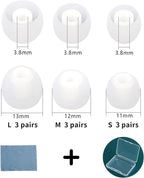 Earbud Replacement Tips Silicone Earbud Tips Fit Most in-Ear Earbuds Headphone - Image 2