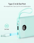 VRURC Portable Charger Power Bank, 10000mAh Travel Essentials Battery Pack - Image 3