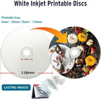 645-212 50 GB 6X Blu-ray Double Layer White Inkjet Recordable Disc BD-R DL - Image 3