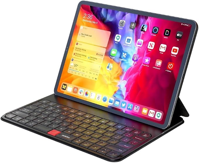 MOKIBO Fusion Keyboard, iPad Pro 12.9" Case, Wireless Touchpad Keyboard by K-SBC