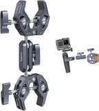 SMALLRIG Double Clamp Mount, Umbrella Clamp, Super Clamp Arm, by SmallRig