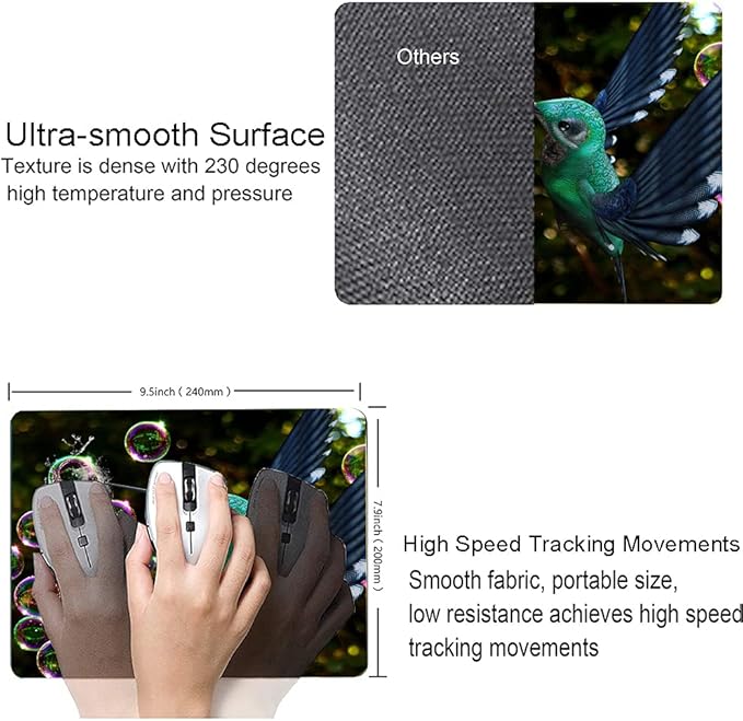 Hokafenle Hummingbird Mouse Mat - Image 3