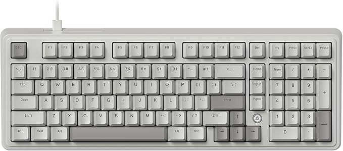 FIRSTBLOOD ONLY GAME. AK980 Wired Mechanical Keyboard, 101Keys Full Layout by FIRSTBLOODONLYGAME