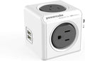 Allocacoc PowerCube Original USB; 4 Outlets Surge Protector 2 USBs Cubic Multi by Allocacoc