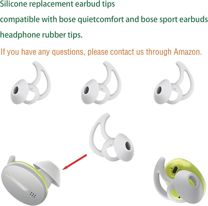 Silicone Ear Tips Replacement Earbud Tips Compatible - Image 4