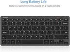 Arteck 2.4G Wireless Keyboard Ultra Slim and Compact Keyboard - Image 4