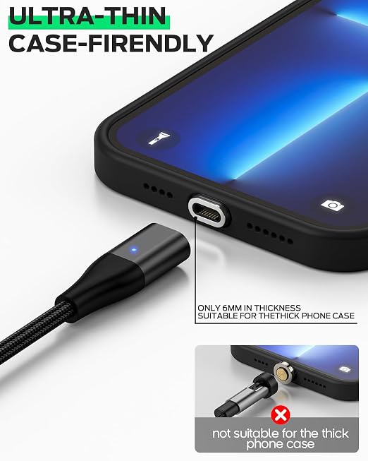 YKZ 3 in 1 Magnetic USB C to C Cable, Magnet Charging Cable, PD 60W Fast - Image 5