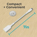 BLACK+DECKER USB C to USB A Adapter, USB C Male to USB Female Adapter Nylon - Image 9