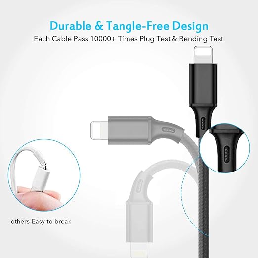 Multi USB Charging Cable 3A, 3 in 1 Fast Charger Cord Connector - Image 5
