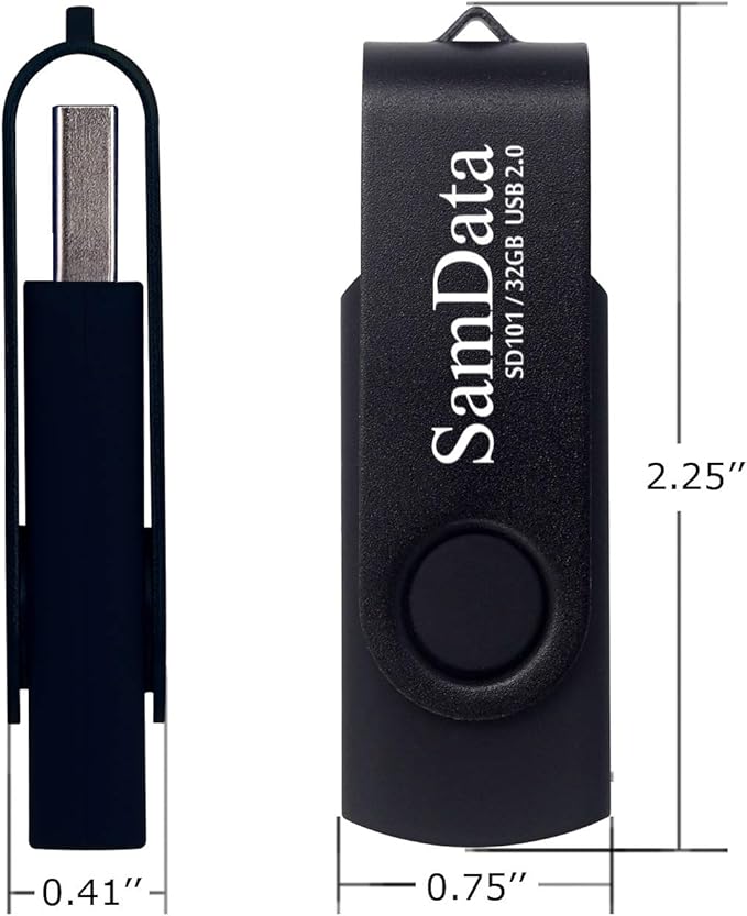 SamData 32GB USB Flash Drives 2 Pack 32GB Thumb Drives Memory Stick Jump Drive - Image 5