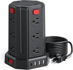 Power Strip Surge Protector, 10 Ft Extension Cord by SMALLRT