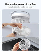 GEHEN Small Clip on Fan, 3-Speed Fan - Image 3