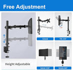 H&C Single Monitor Mount, Desk Mount - Image 3