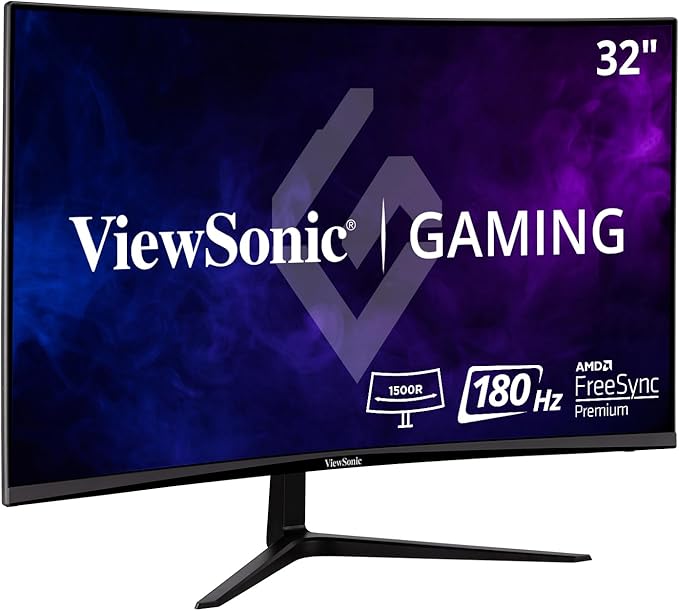 ViewSonic VX3218-PC-MHD 32 Inch Curved 1080p 1ms 180Hz Gaming Monitor by ViewSonicCorporation