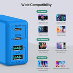 sccvee USB C Wall Charger, 40W 4-Port USB C Charger Block, Fast Charging Block - Image 3