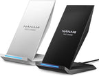 Fast Wireless Charger, NANAMI Qi Certified Wireless Charging Stand by NANAMI